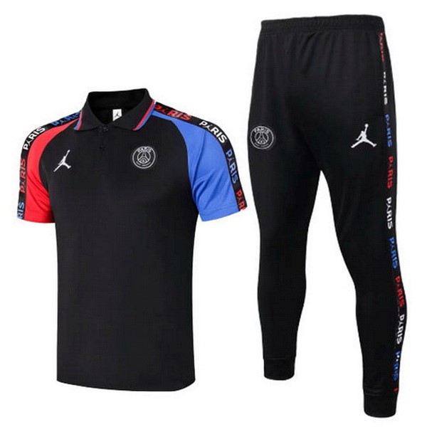 Polo Set Completo Paris Saint Germain 20/21 Nero Blu